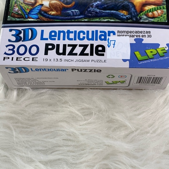 300 piece puzzle Lenticular jigsaw LPF big cats - Picture 2 of 7